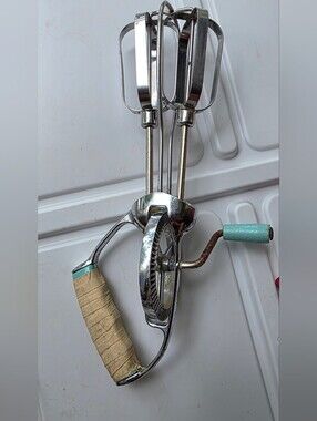 Turquoise Bakelite Egg Beater